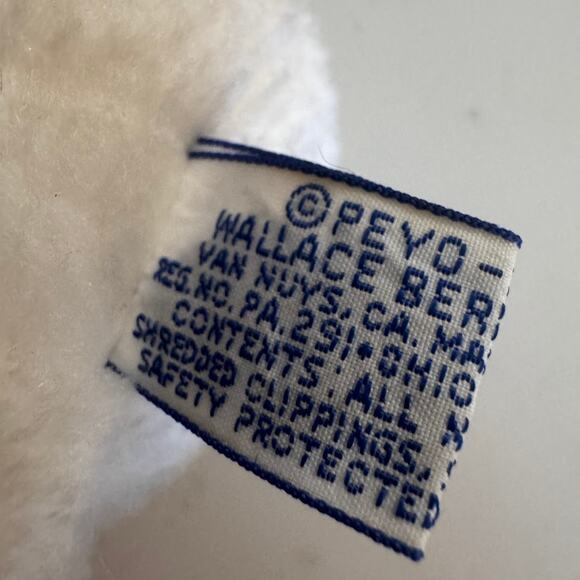 Vintage 1980s Blue Smurf Plush Stuffed Animals PEYO - Picture 7 of 8